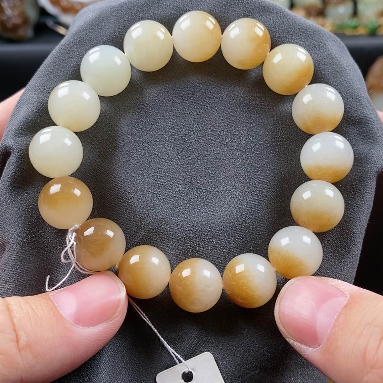 【闪购商品】未镶嵌和田玉（糖玉）手链