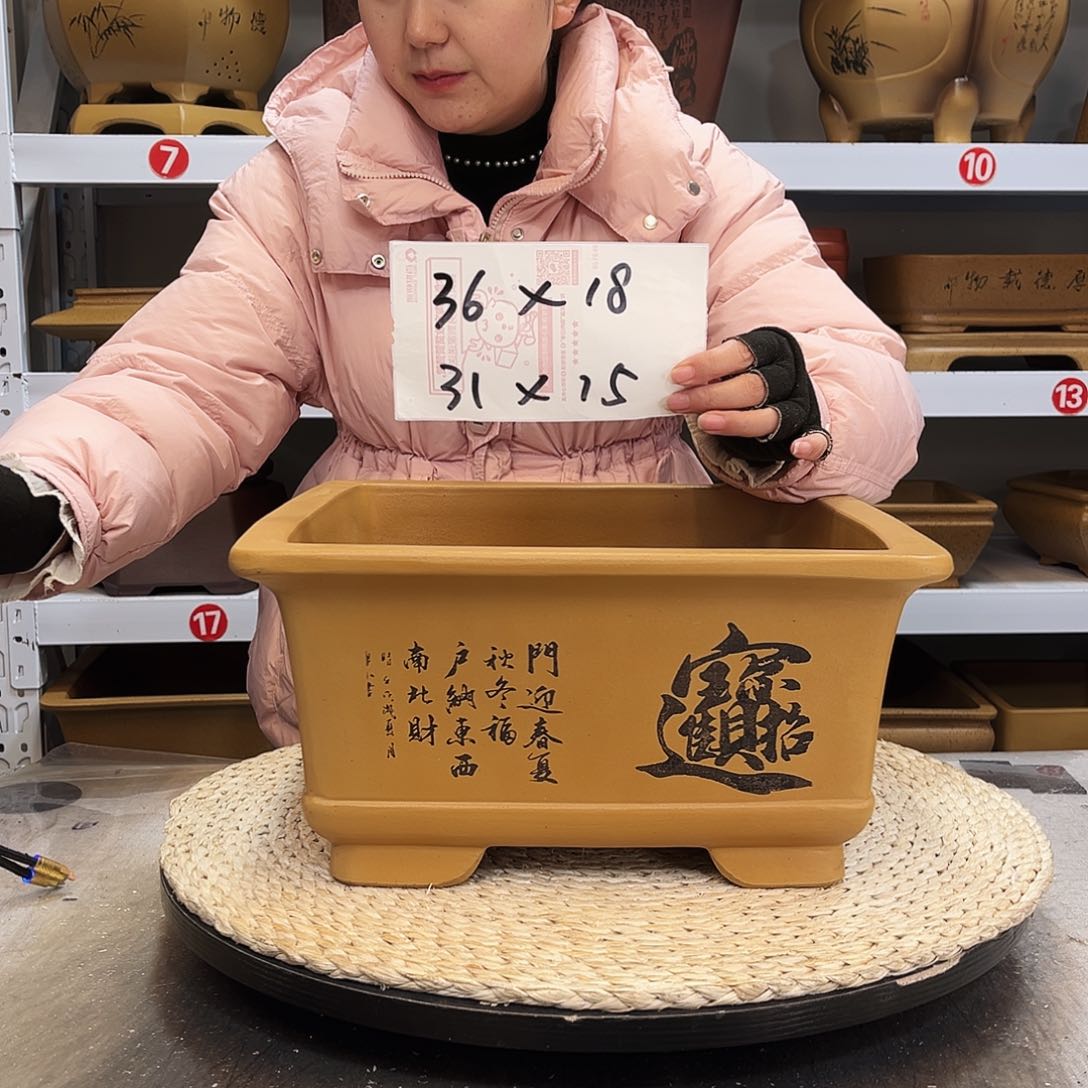 紫砂花盆紫砂花盆