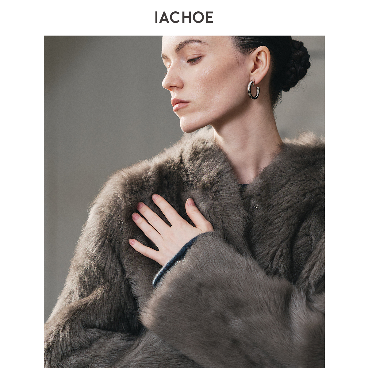 IACHOE托斯卡纳羊皮毛一体皮草外套3671570006