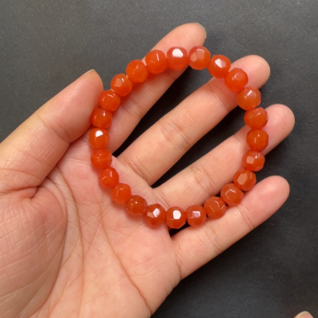 南红玛瑙未镶嵌手串