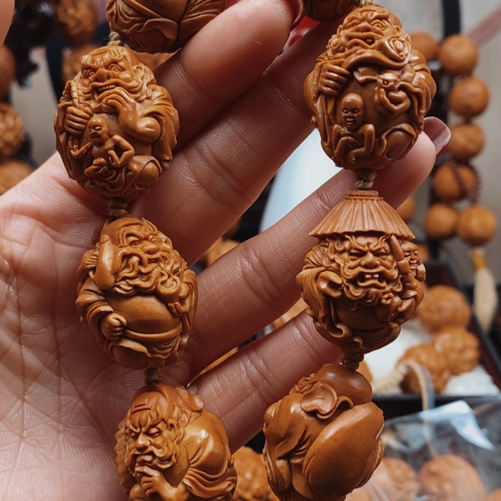 橄榄核手串/手链手工钟馗2.4