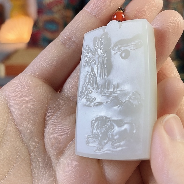 和田玉颈饰未镶嵌