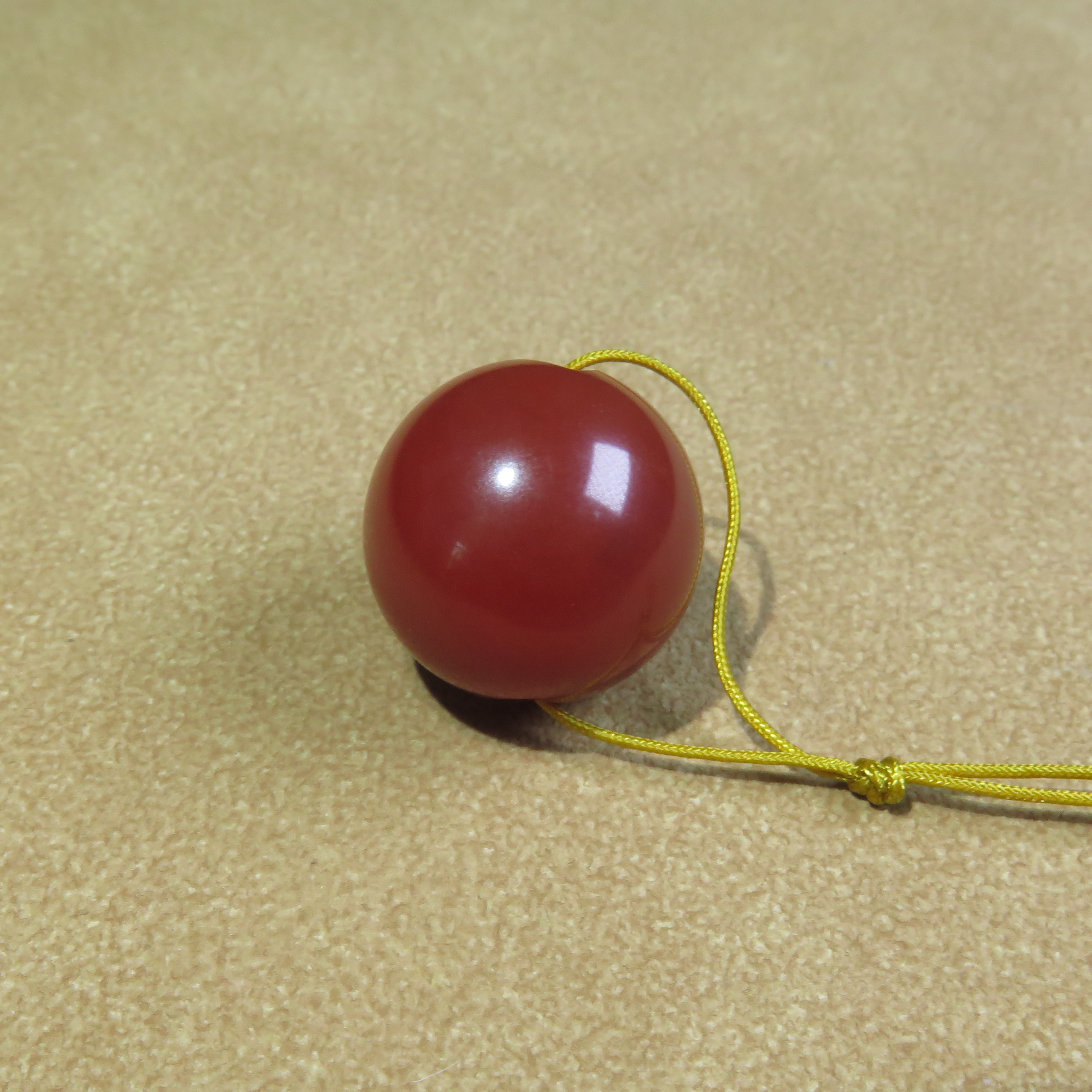 民国红玛瑙珠/MZ628771/玛瑙/民族文物