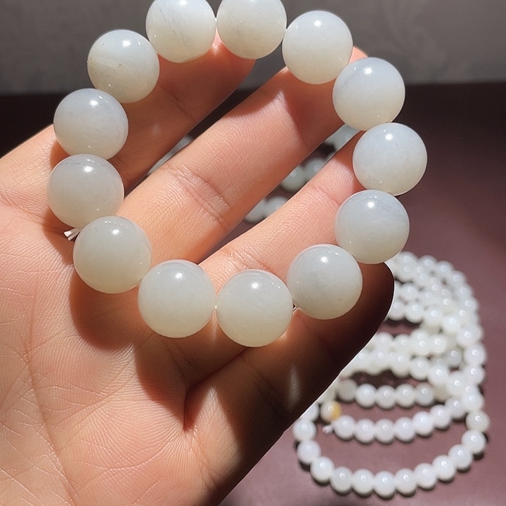 和田玉未镶嵌手链