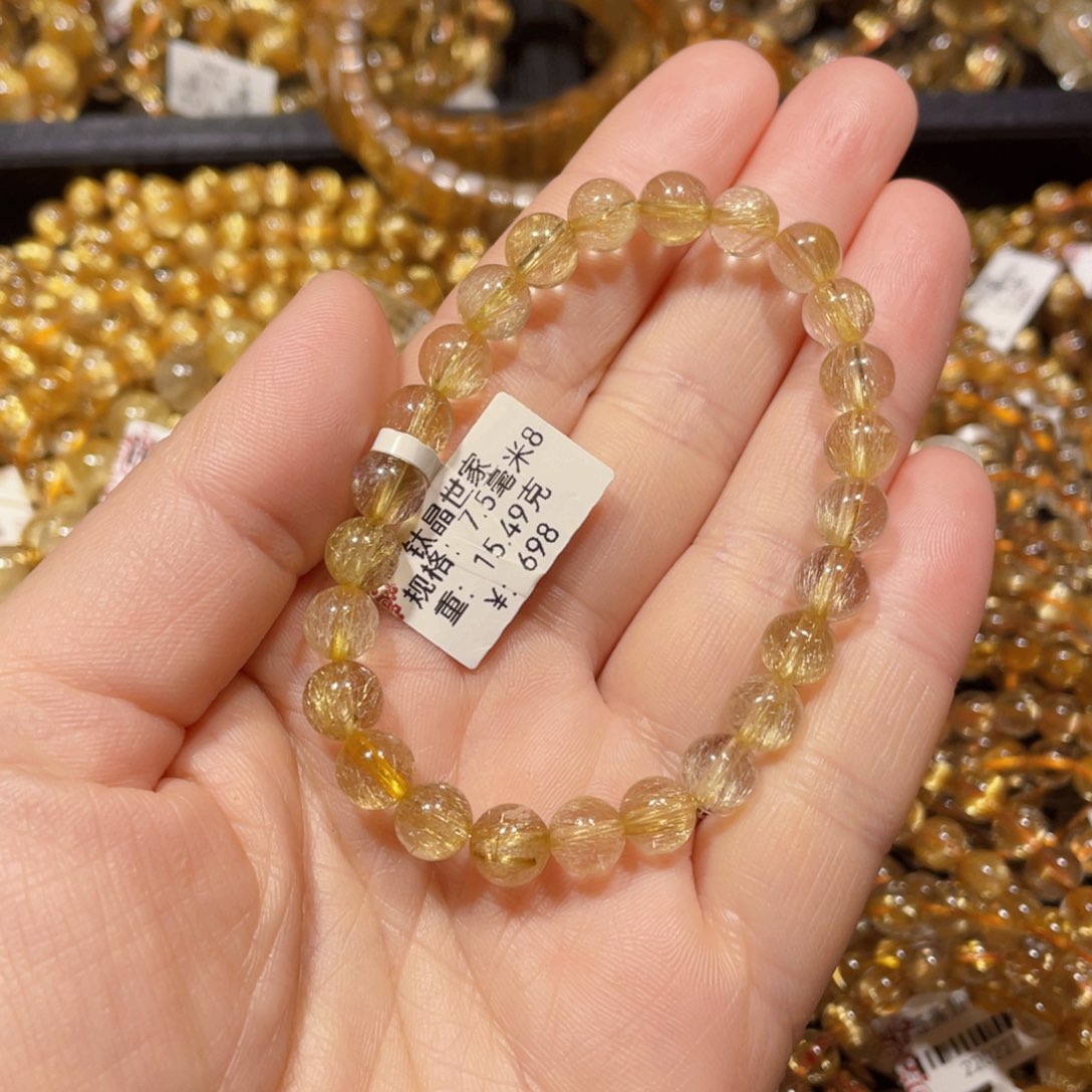 水晶手链未镶嵌?****?天然水晶手链