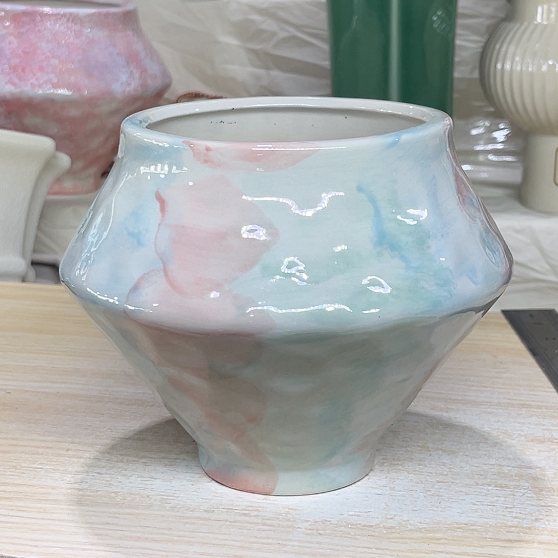 陶瓷绿植多肉微瑕花盆外口径：11*14