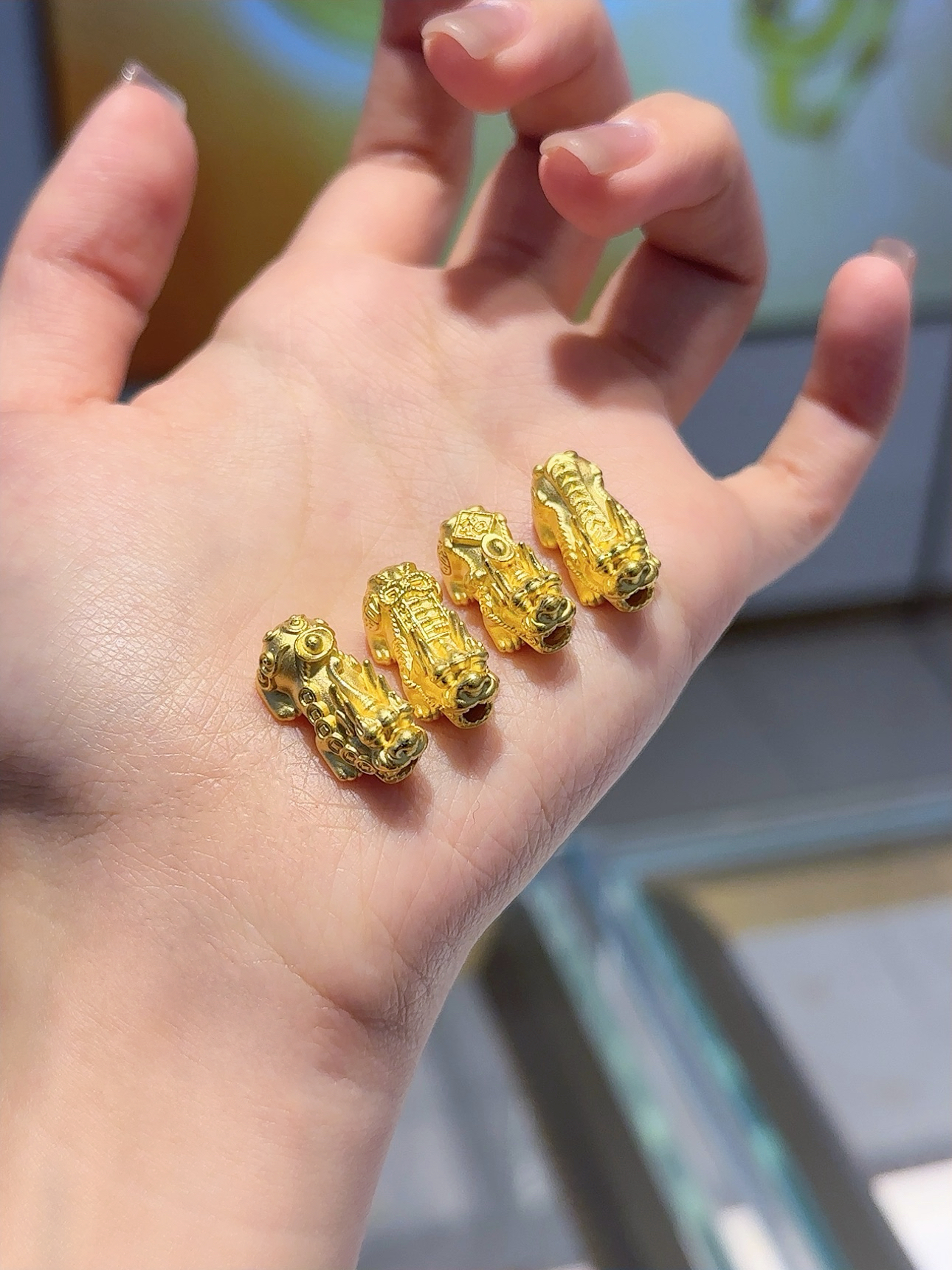 足金999貔貅手串配件