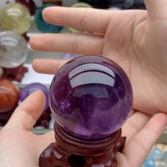 紫晶珠宝半成品未镶嵌水晶2号