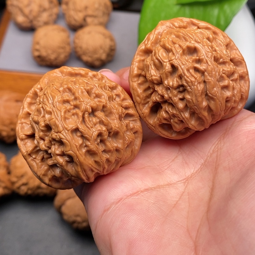 【闪购商品】文玩核桃把件玄武狮子头43