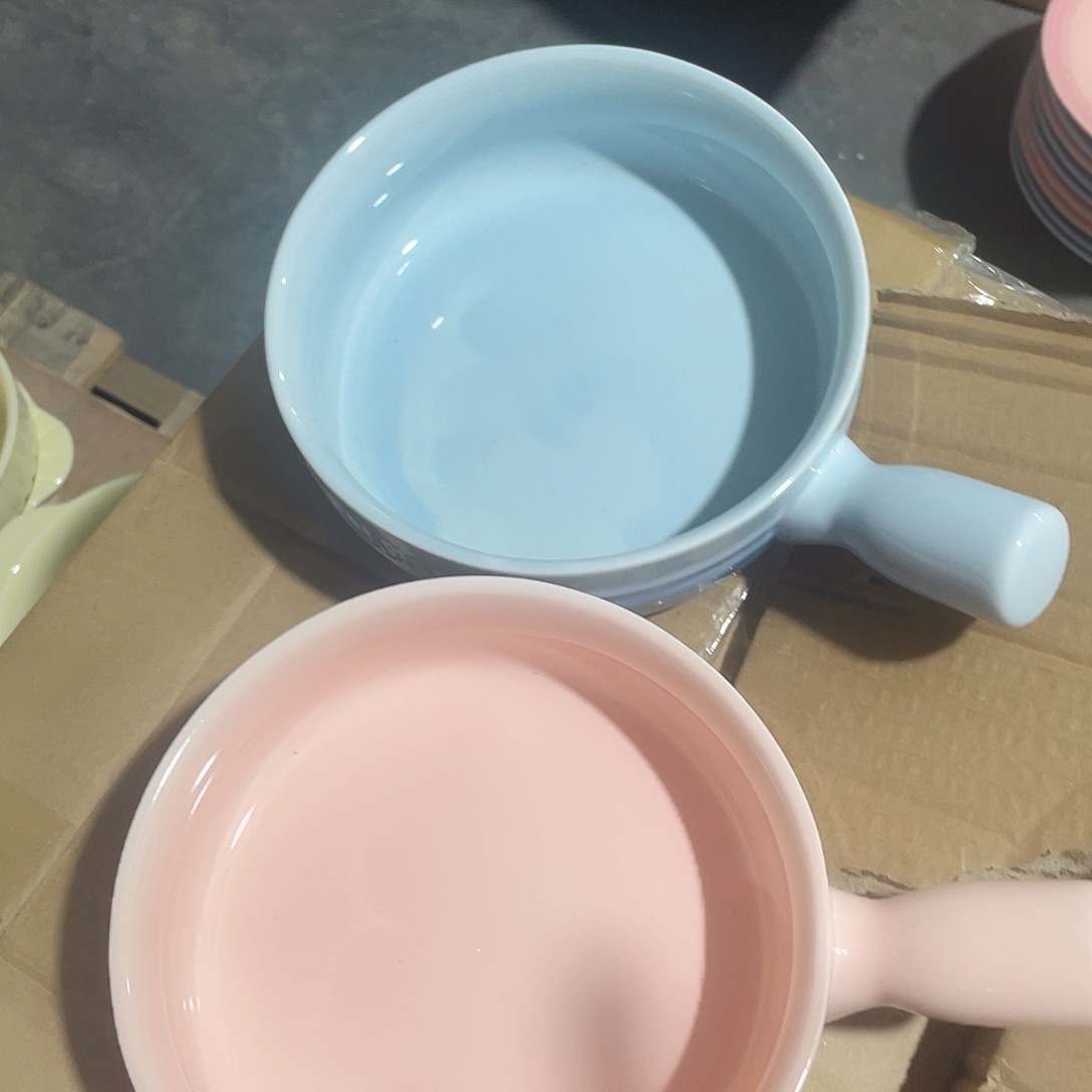 酷彩手把碗六英寸两个装