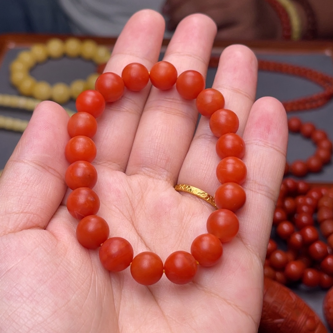 南红玛瑙配饰卡9尺寸未镶嵌