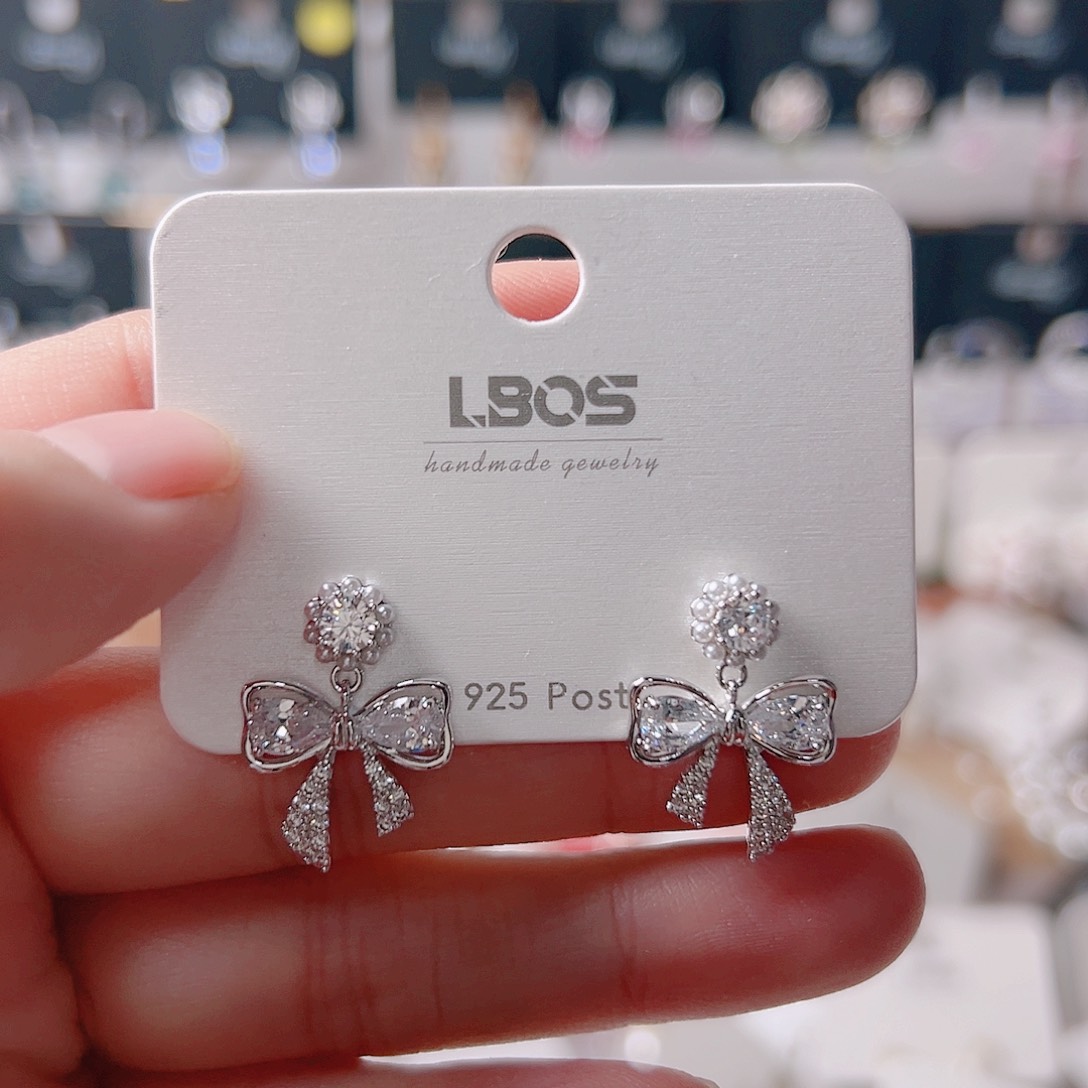 琉璃铁合金合金耳环的