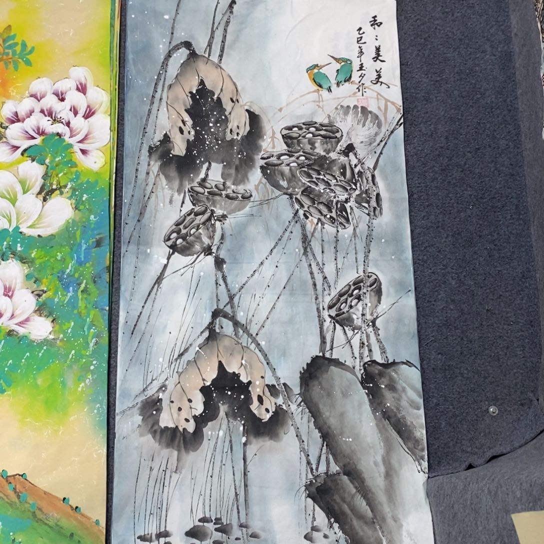 国画尺寸100✖️50精品三尺手绘画