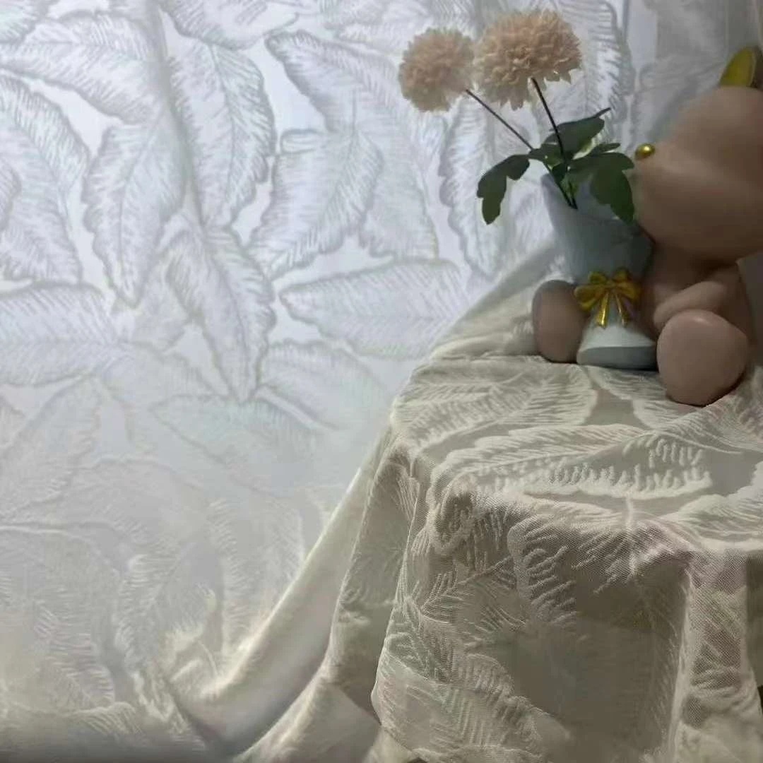 浮雕梧桐叶成品纱（不含挂钩）