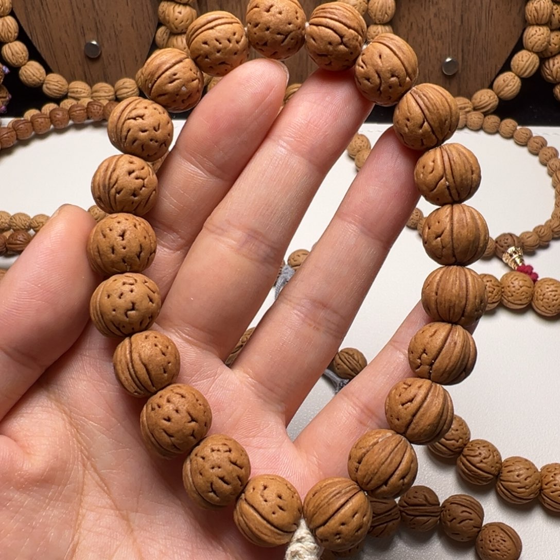 幻****核桃手串/手链14山西野生桃核手持