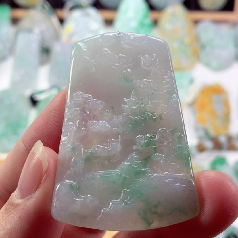 【闪购商品】翡翠吊坠(不含链)未镶嵌