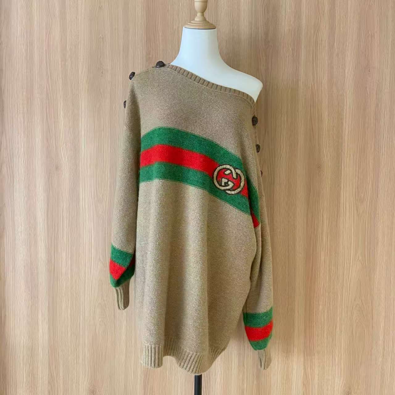 99新 GUCCI/古驰 针织毛衣/64669442/代卖服务/12期免息