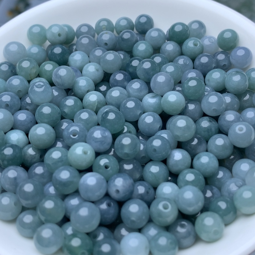 【闪购商品】未镶嵌翡翠手链卡7蓝水50颗