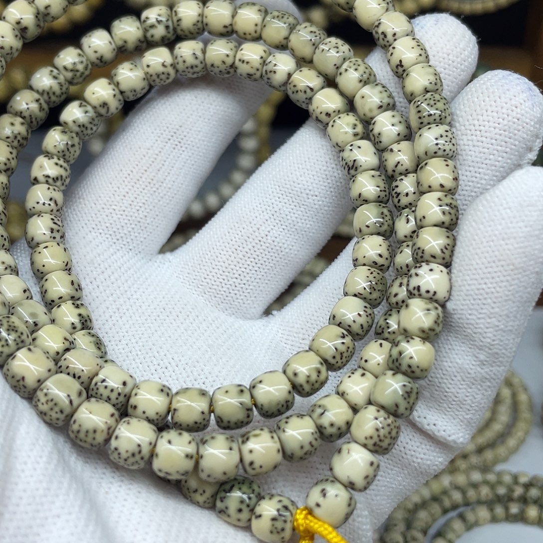 星月菩提手串7-6、绿背河豚