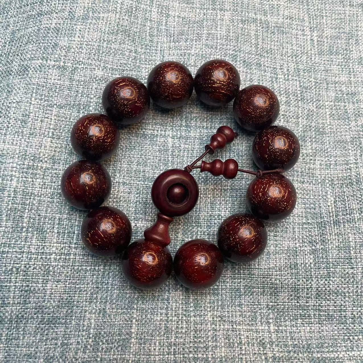 小叶紫檀星空单圈手串瑶轩堂精选高端SC111