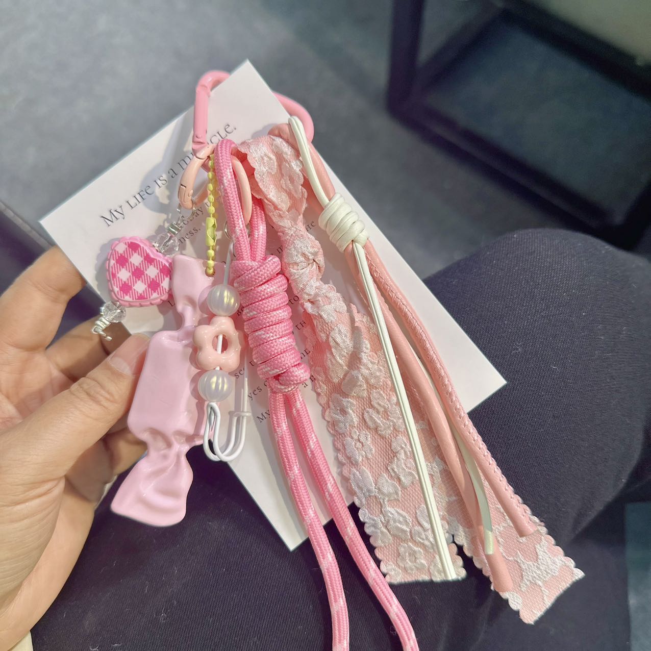 仓库随机一个手工DIY包包挂件