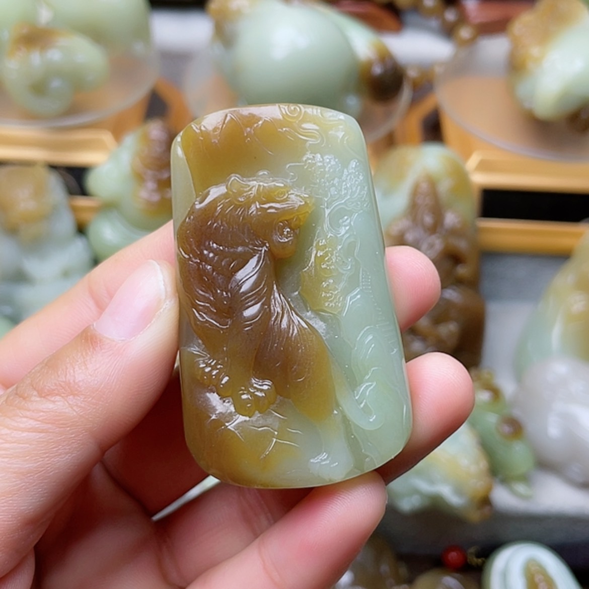 【闪购商品】未镶嵌和田玉挂件英****8