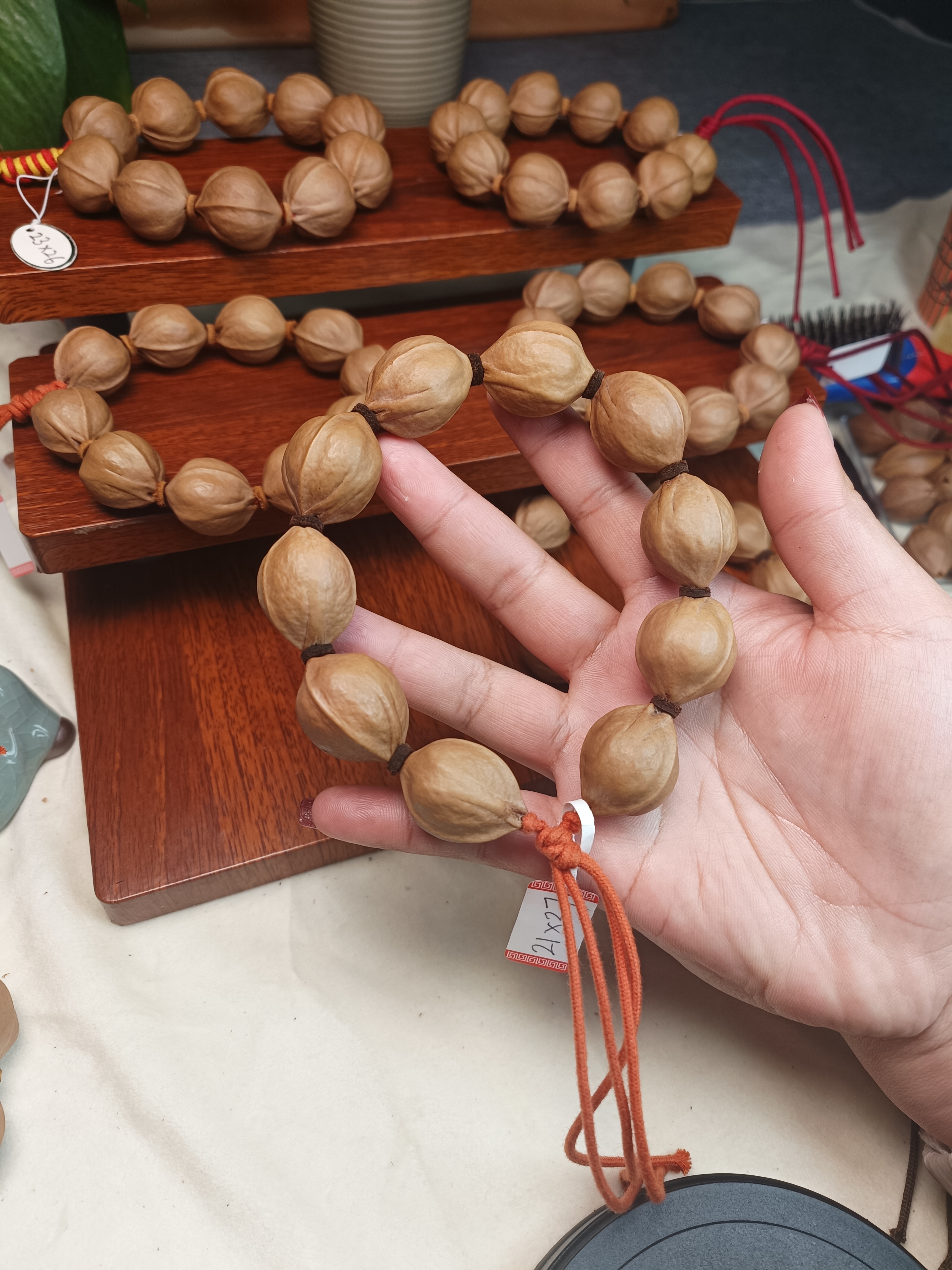 21-27梅林铁核素核手串橄榄核