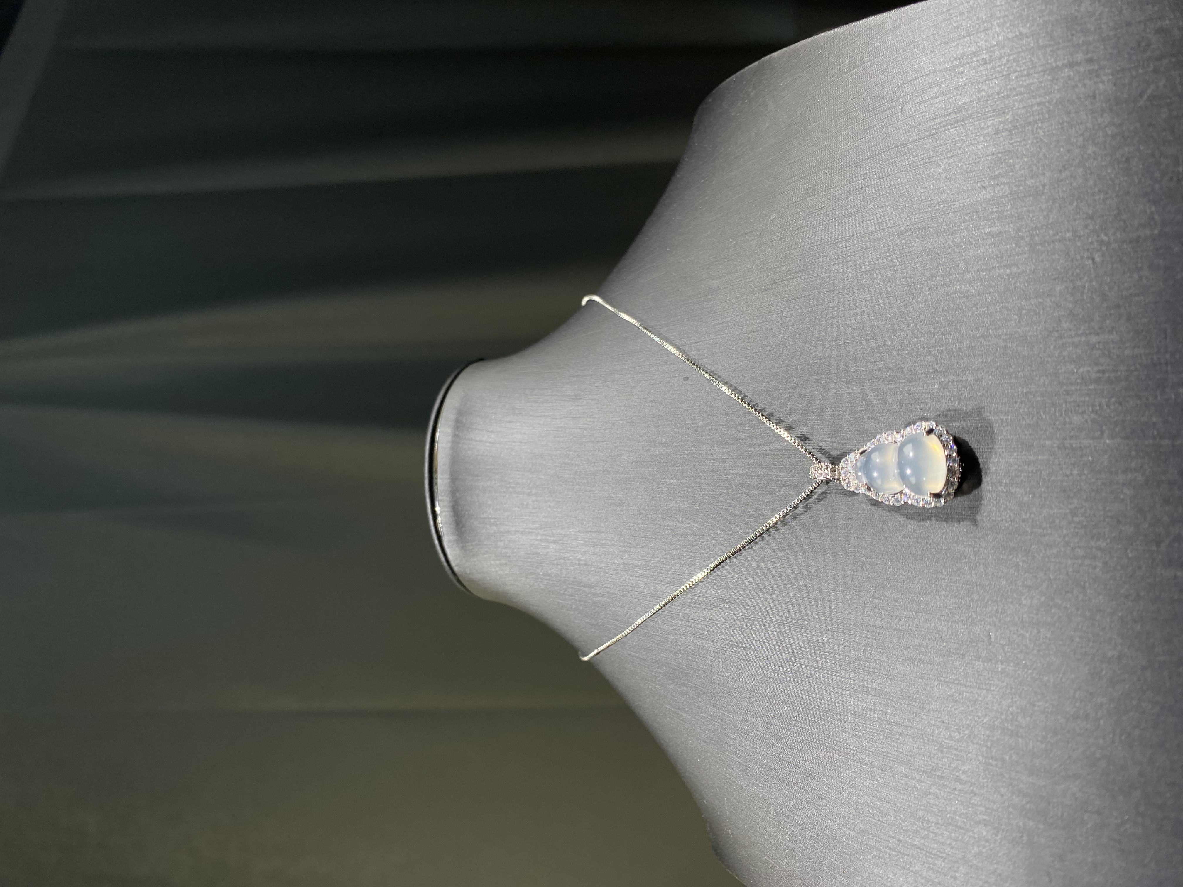 马达加斯加玉髓葫芦款19号白款