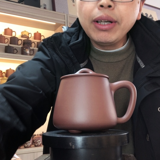 紫泥茶杯石瓢容量450