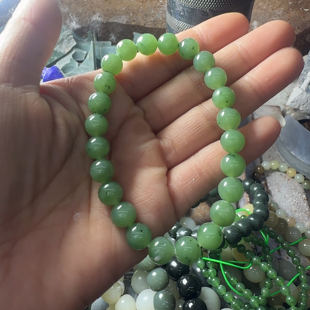 和田玉未镶嵌手链