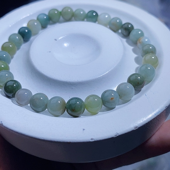 未镶嵌手串翡翠天然缅甸A货翡翠手串7.2