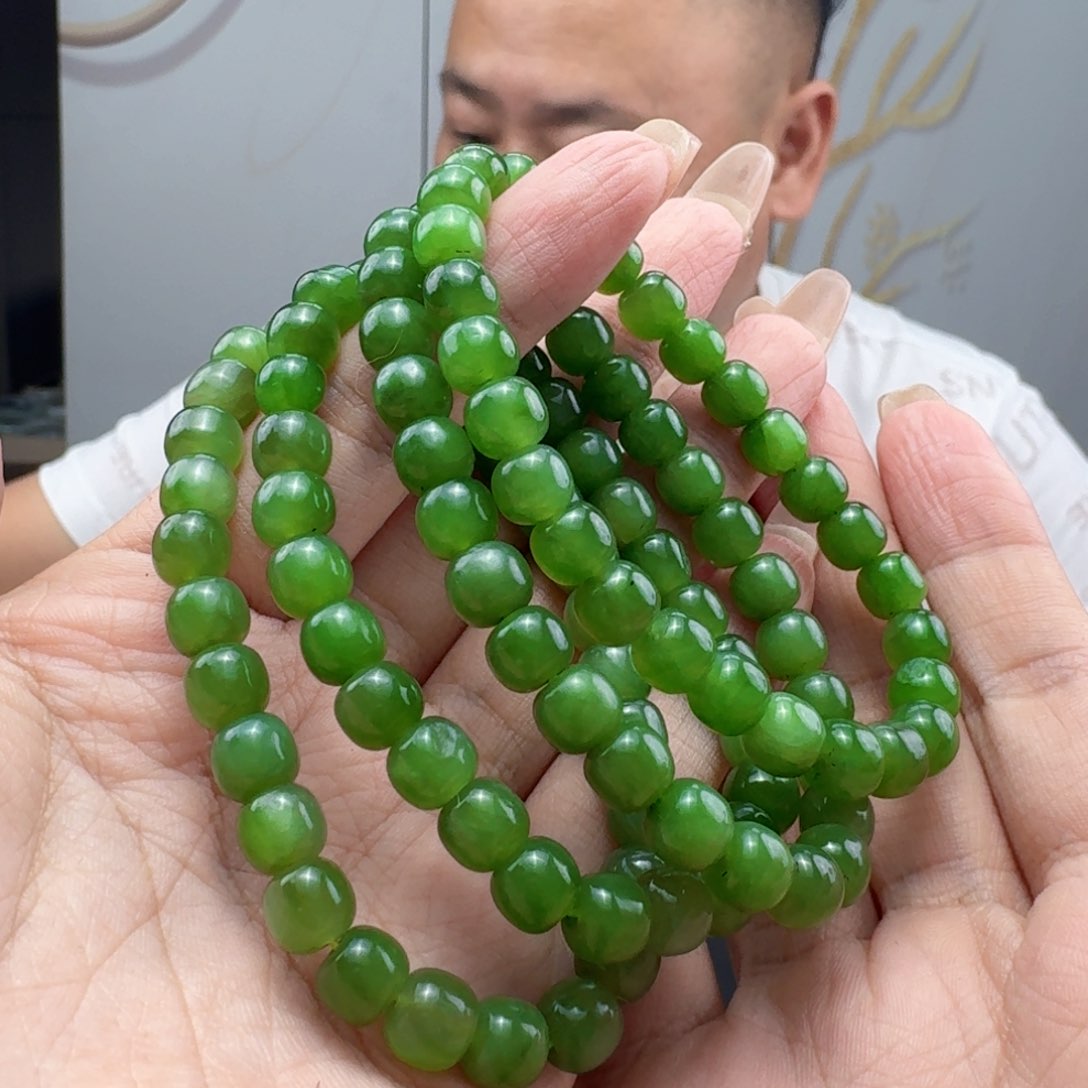 手链未镶嵌和田玉多样性发货 拍一发一卡7左右