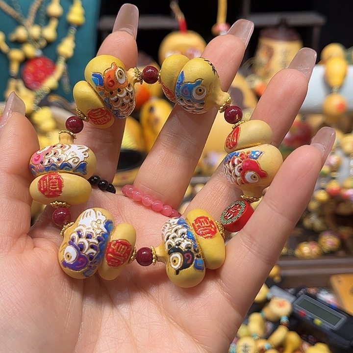 M***王葫芦钱袋子手串小鱼