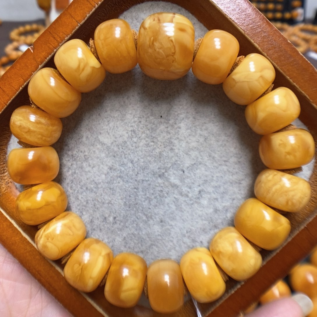 蜜蜡手串未镶嵌蜜蜡