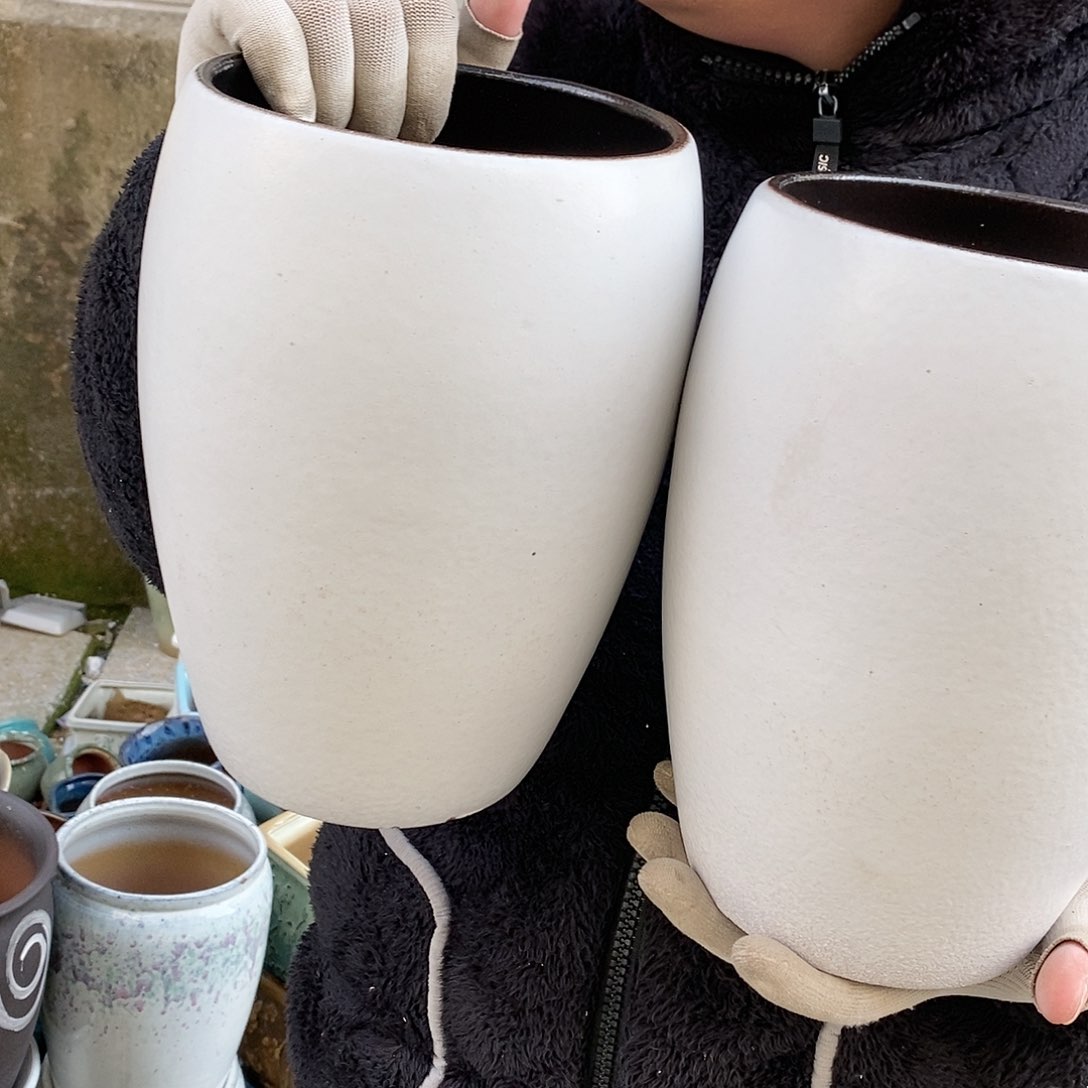 紫砂花盆正品口15高23