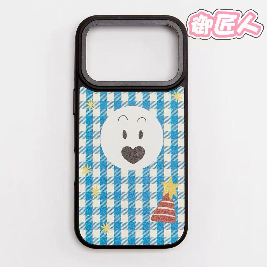 哈哈格纹手机壳【御匠人江江】百搭收纳包