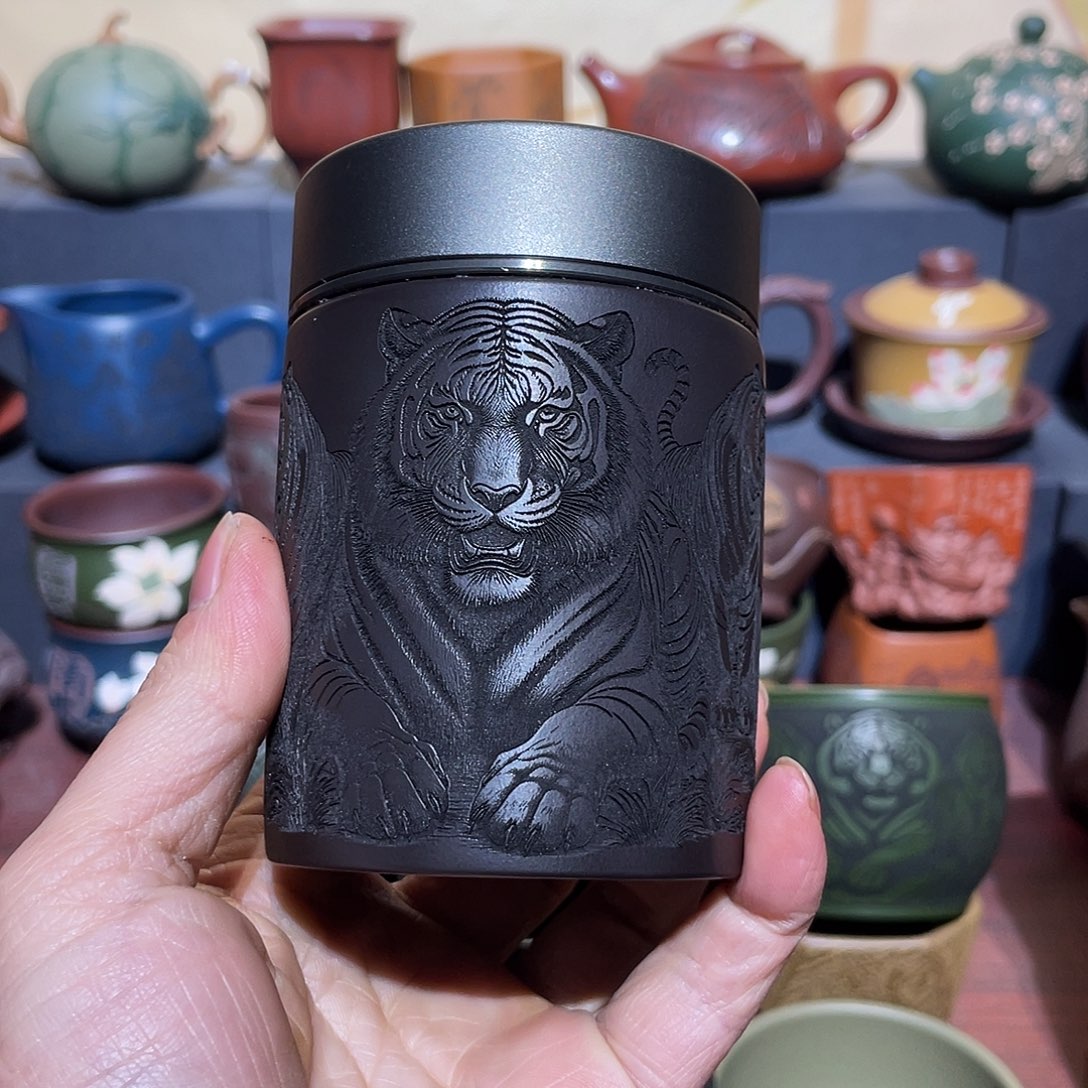 原矿紫砂手工主人杯