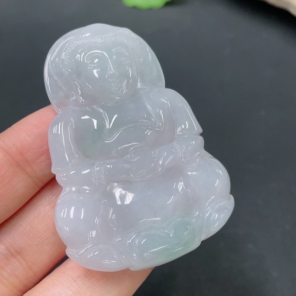 A632-天然A货翡翠-观音