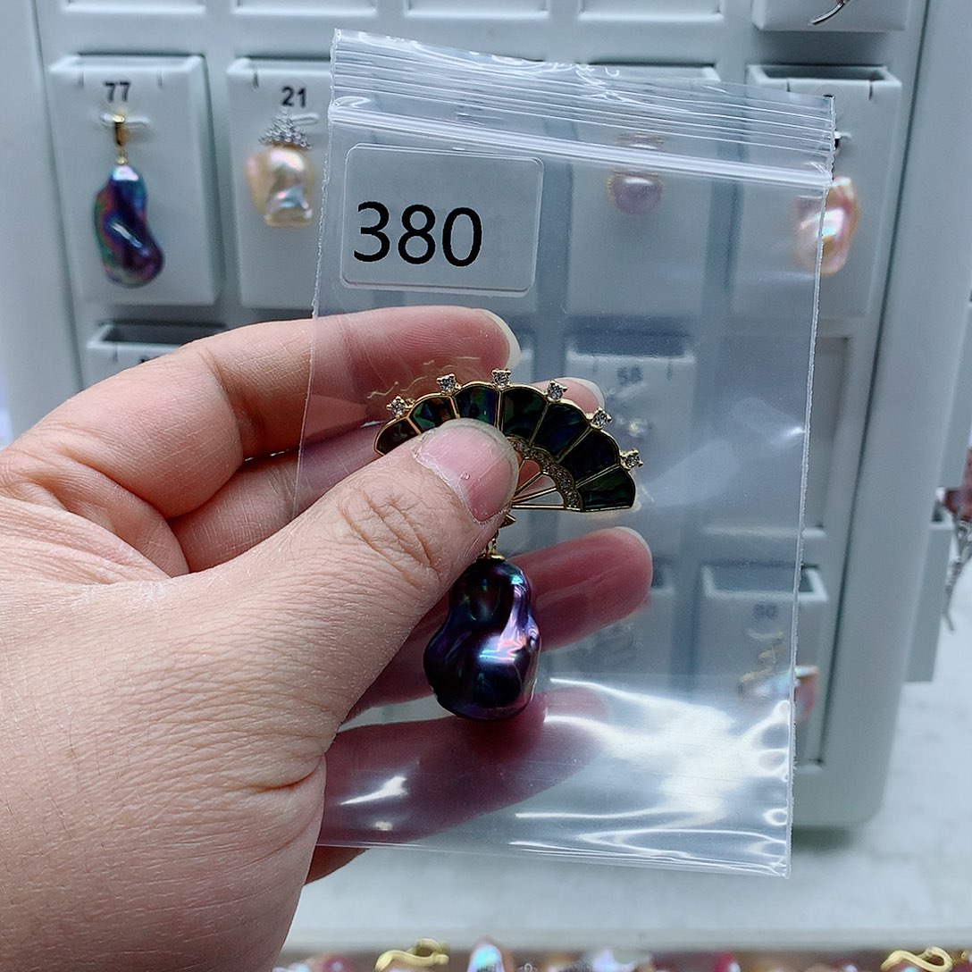 淡水珍珠合金吊坠(不含链)
