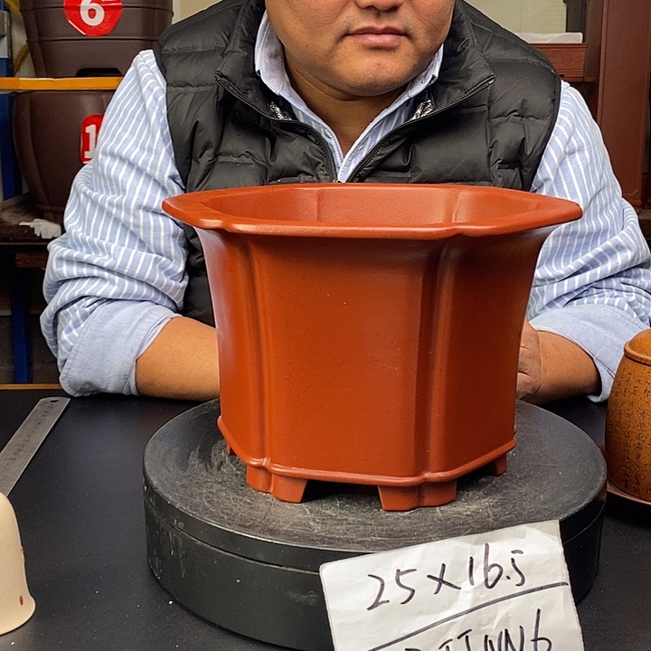 紫砂花盆货号一只JJNN66