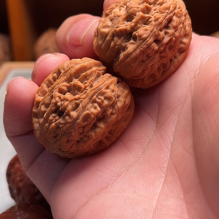 枫***吊坠文玩核桃原树野核火麒麟