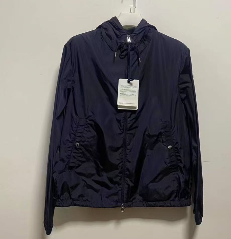 未使用 MONCLER 盟可睐/GG/男士午夜蓝薄款外套 GRIMPEURS 福利款