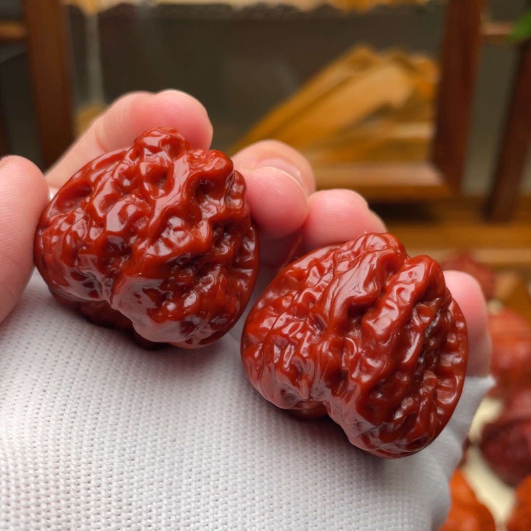 文玩核桃把件蛤蟆头35