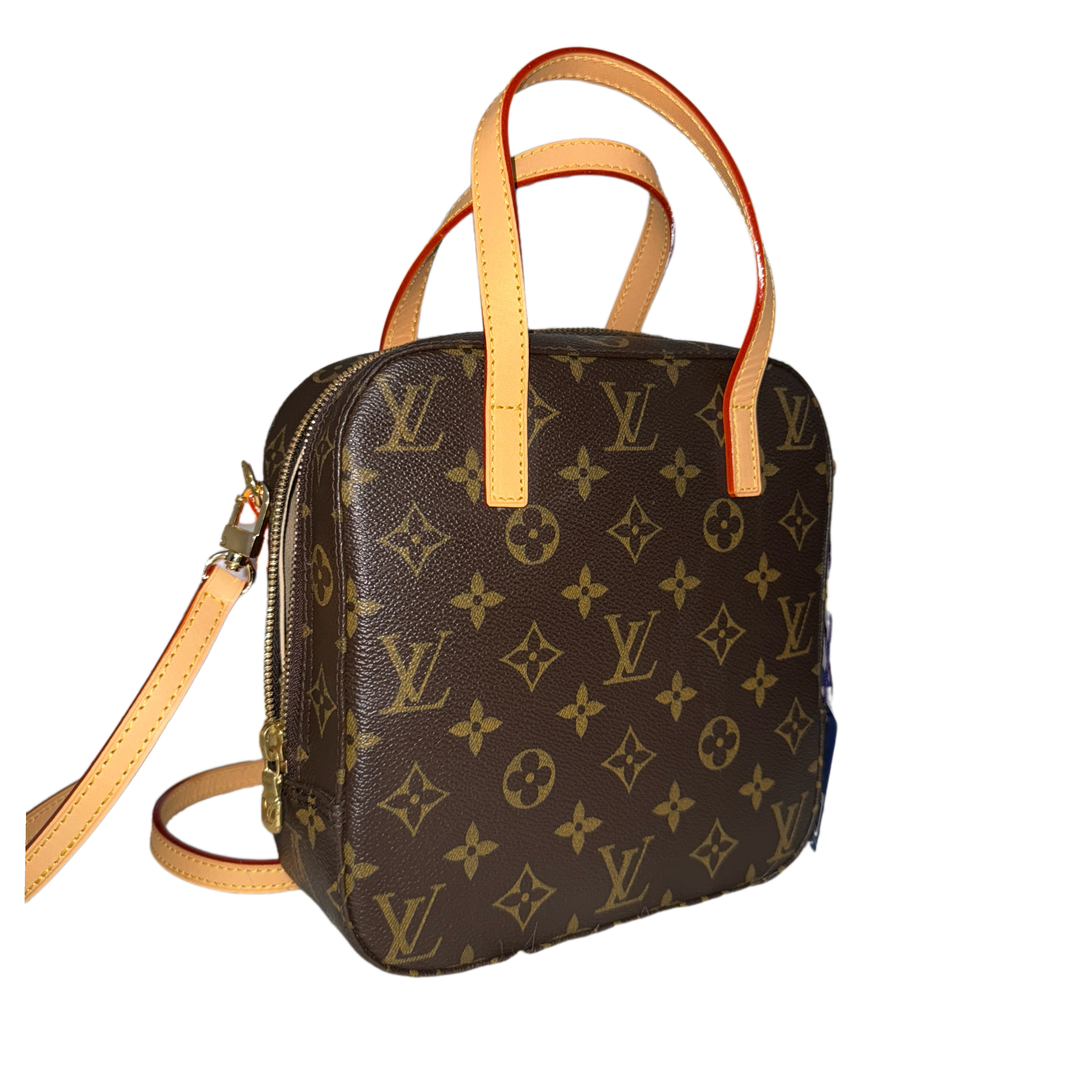 修复品LouisVuitton（舒）单肩包经典便当包正品植鞣革更新