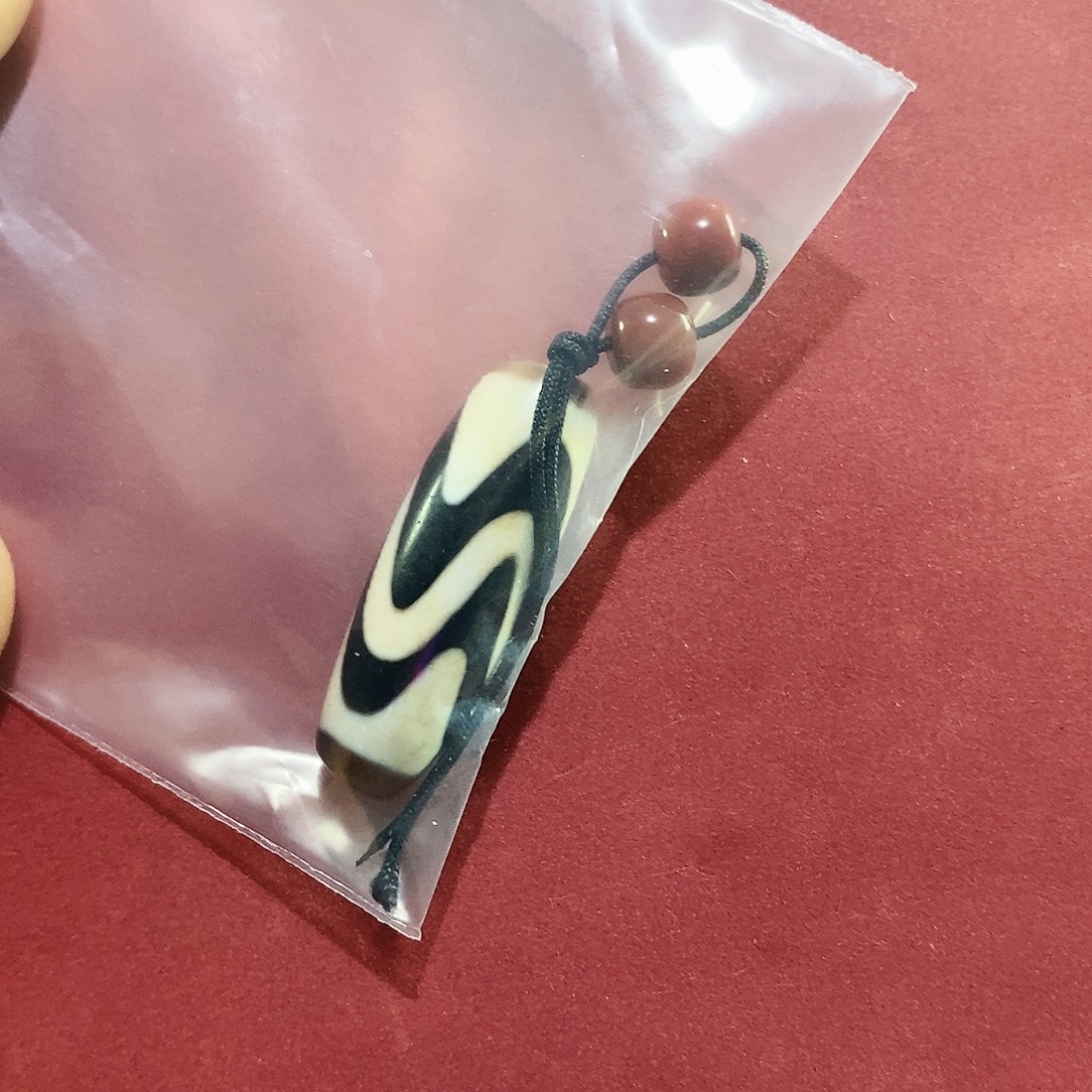 承***金玛瑙/玉髓未镶嵌颈饰行运双水纹