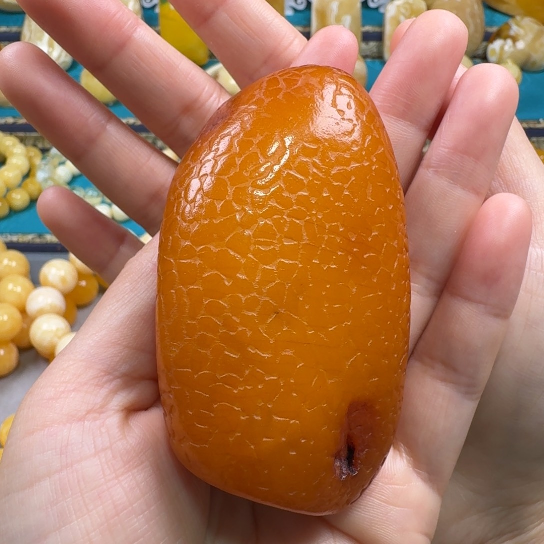 琥珀未镶嵌手链蜜蜡