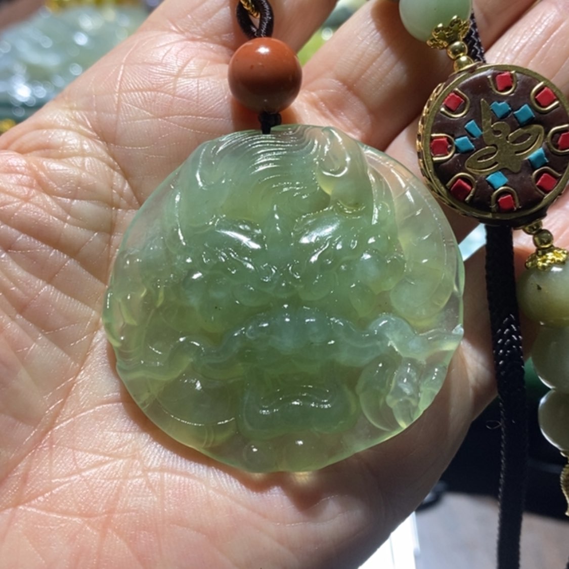 【闪购商品】岫玉毛衣链未镶嵌