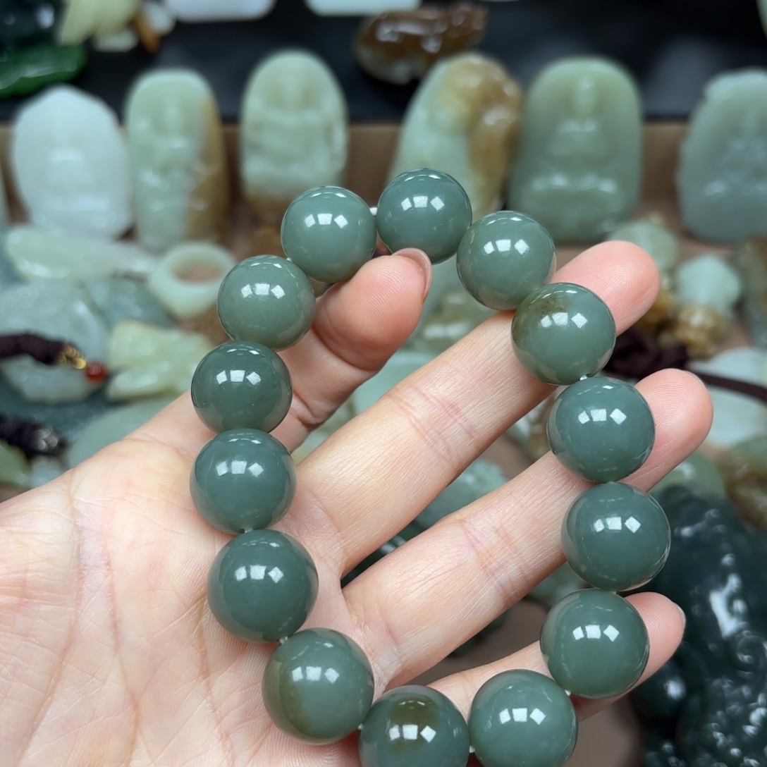 和田玉手链未镶嵌