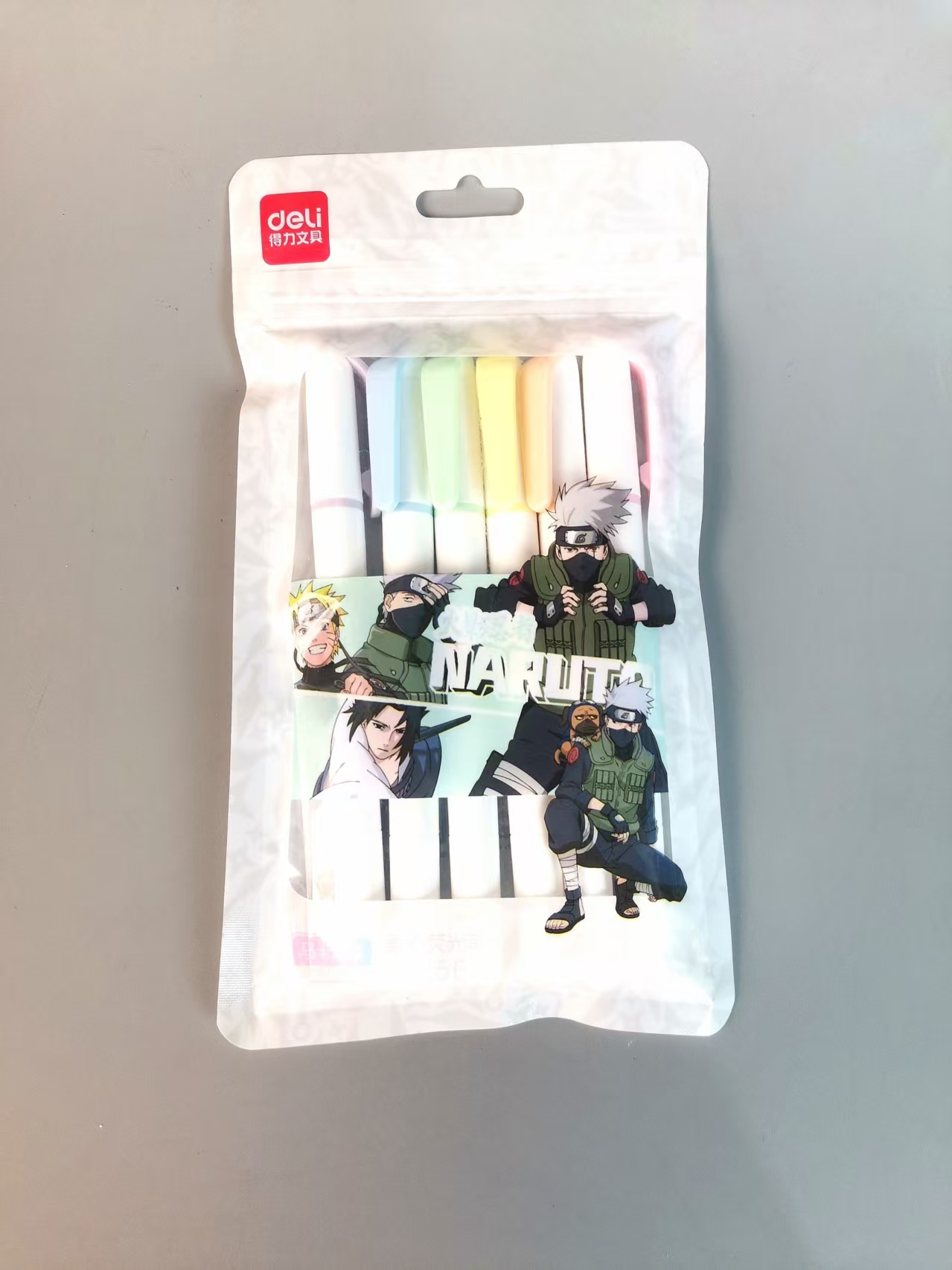 得力双头柔彩荧光笔S157
