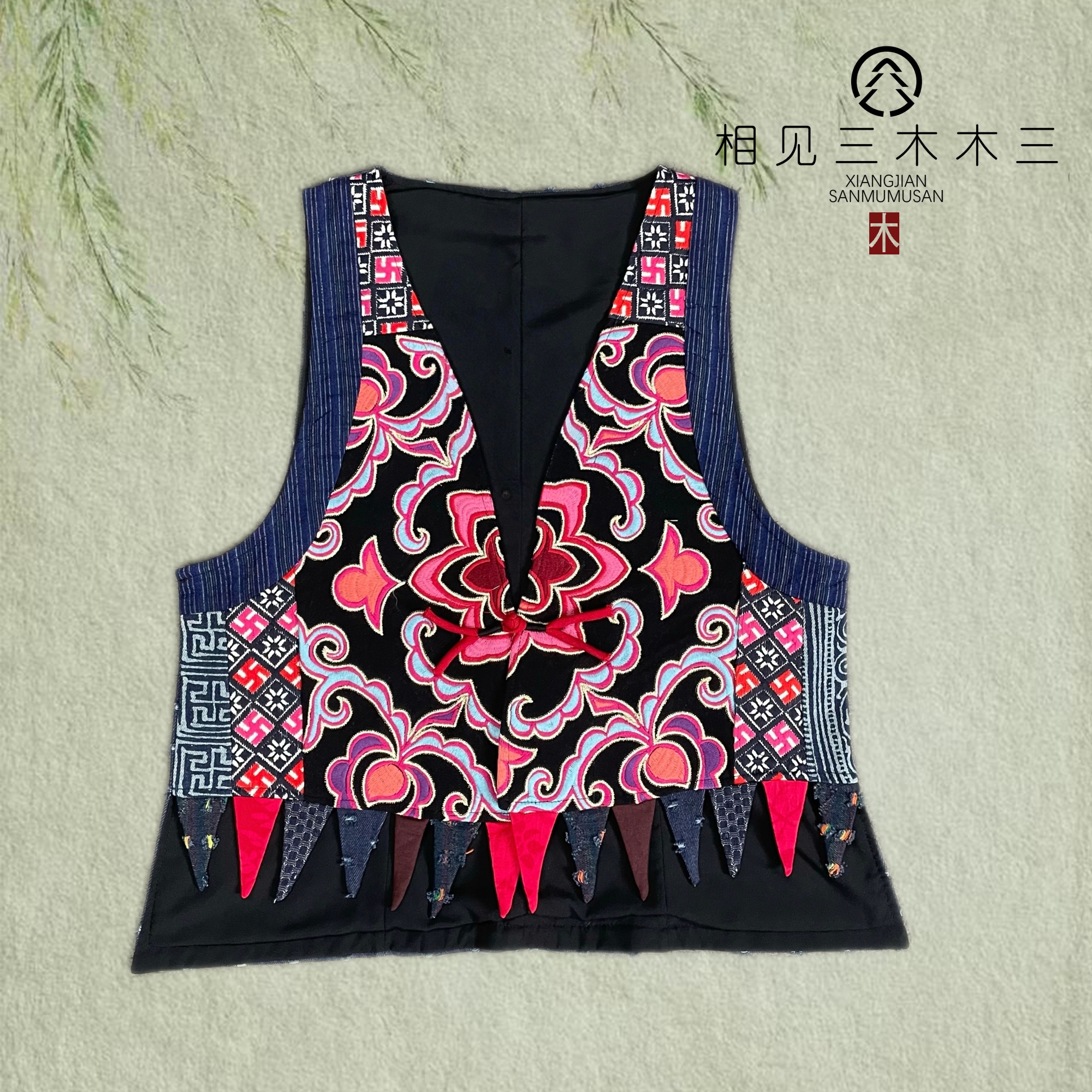 【福苏】马甲马夹国风百搭款式短款时尚25074